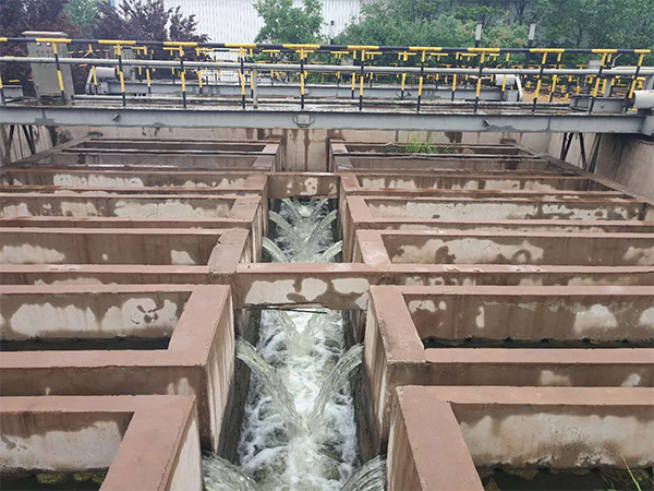 萊蕪污水處理廠現(xiàn)場(chǎng)